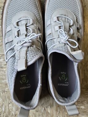 Hybrid Green Label Light Gray Knit Slip-On Shoe